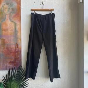 Max Mara Nylon Tarsio High Rise Side Zip Pants | Size 12